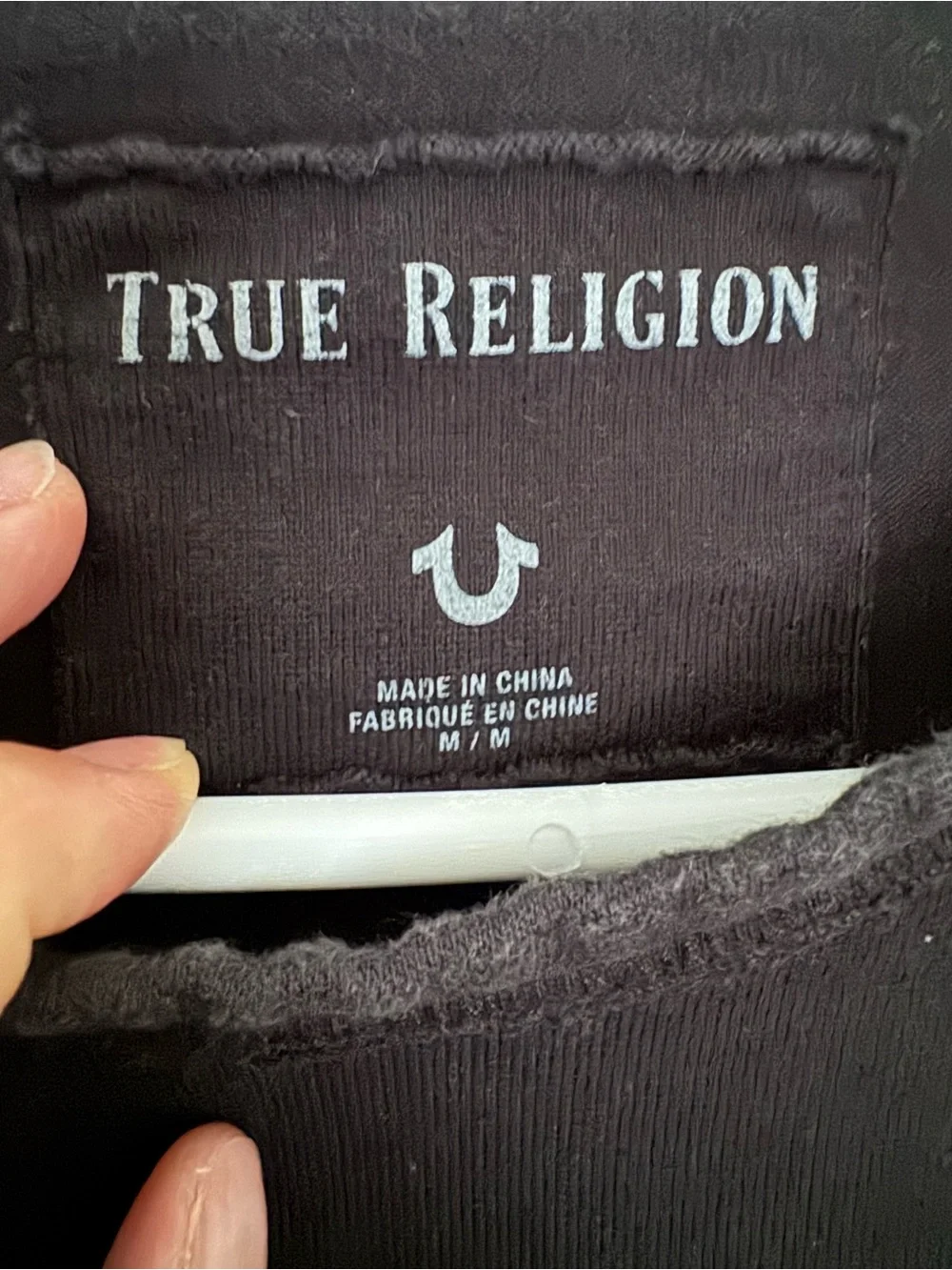 True Religion Men's Black Short-Sleeve Pullover T-Shirt